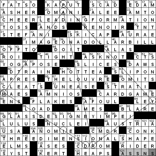 042510 New York Times Crossword Answers 25 Apr 10