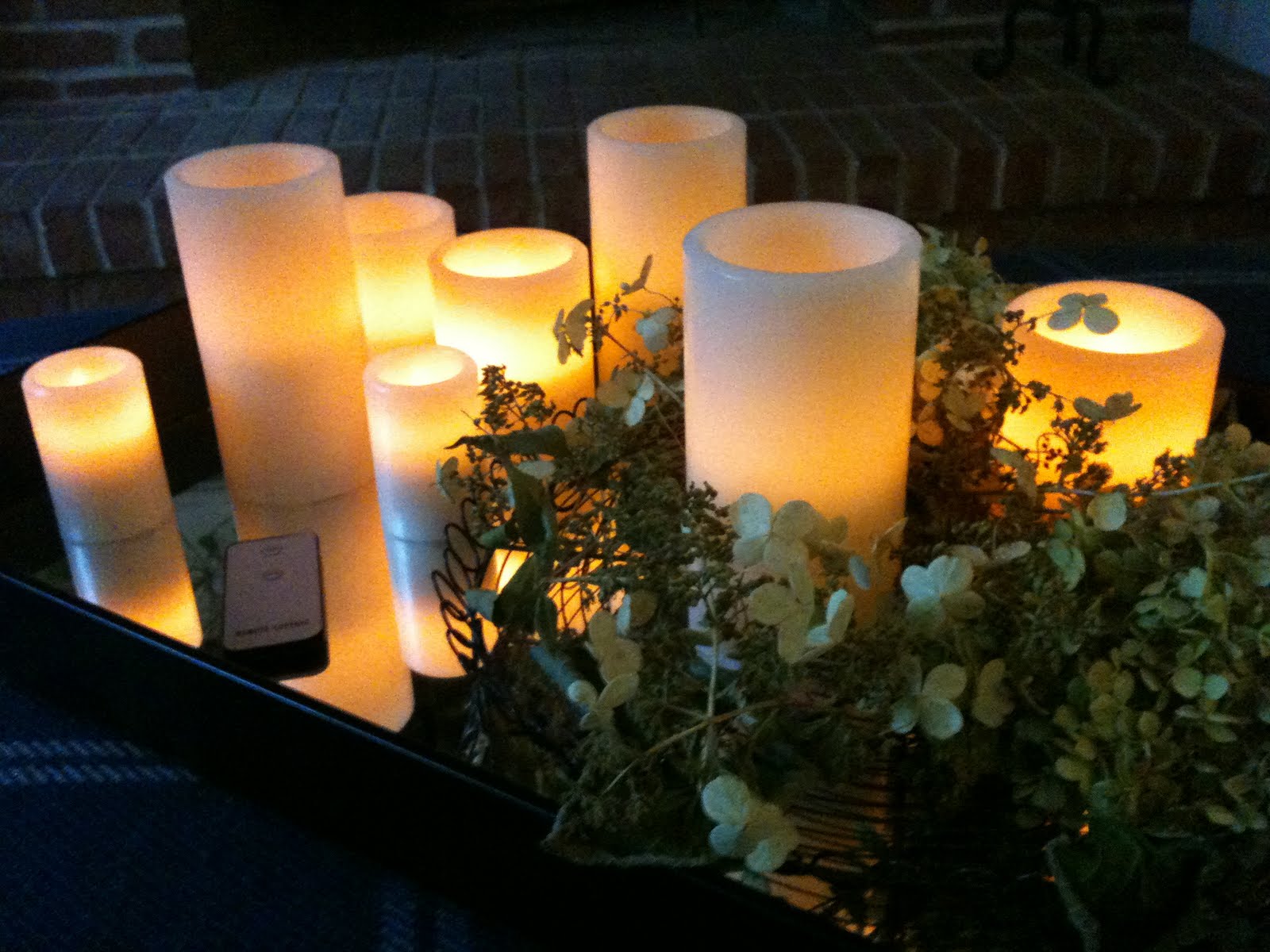 Don't the Flowers Remote control candles