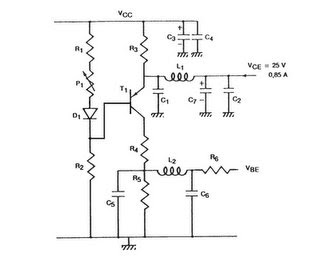 TV RF Power Amplifier 14W circuit