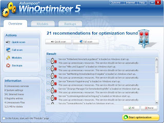 Ashampoo WinOptimizer v5.00 Portable