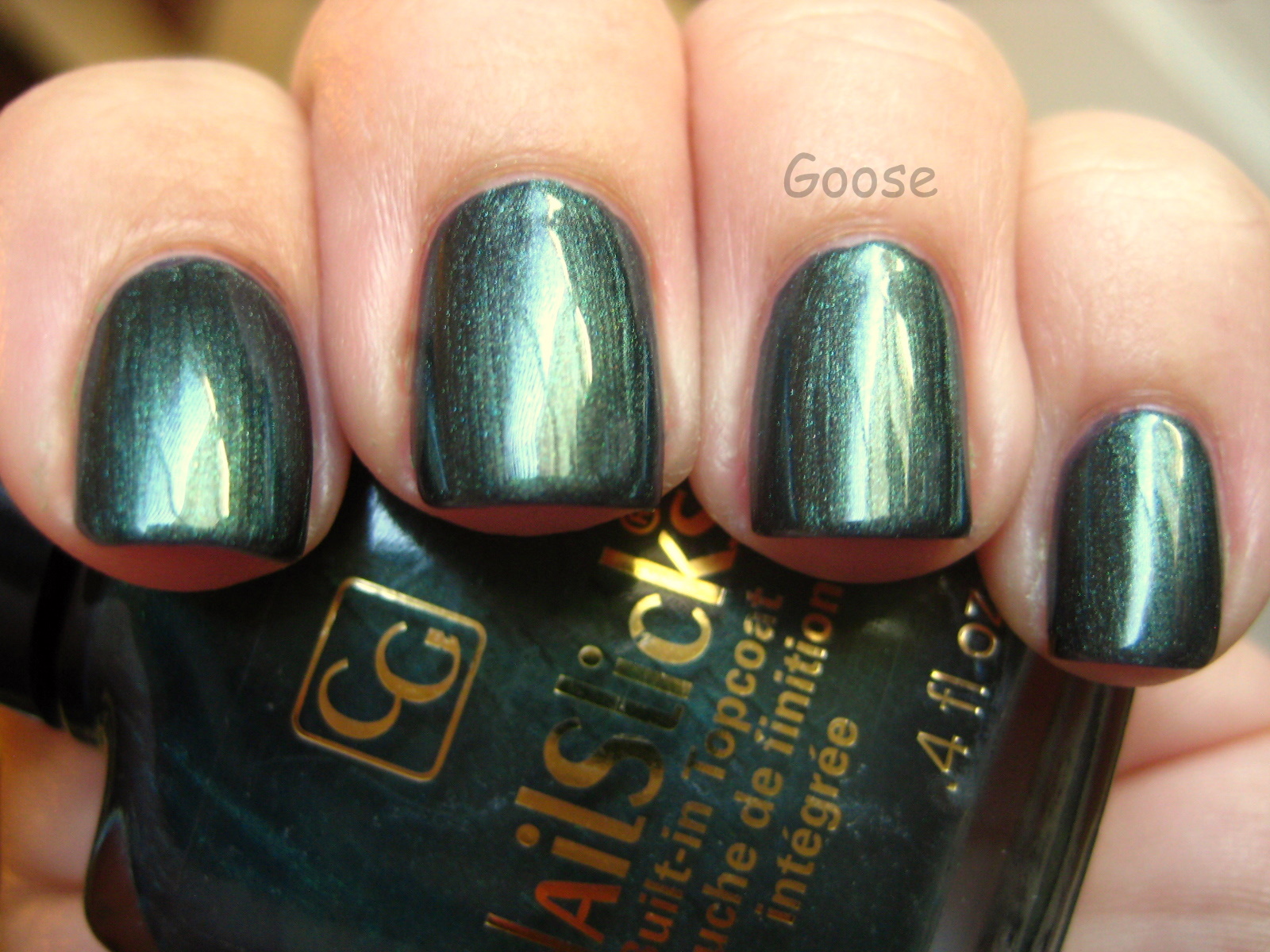 Goose's Glitter: CoverGirl Midnight Forest - Chanel Black Pearl dupe?