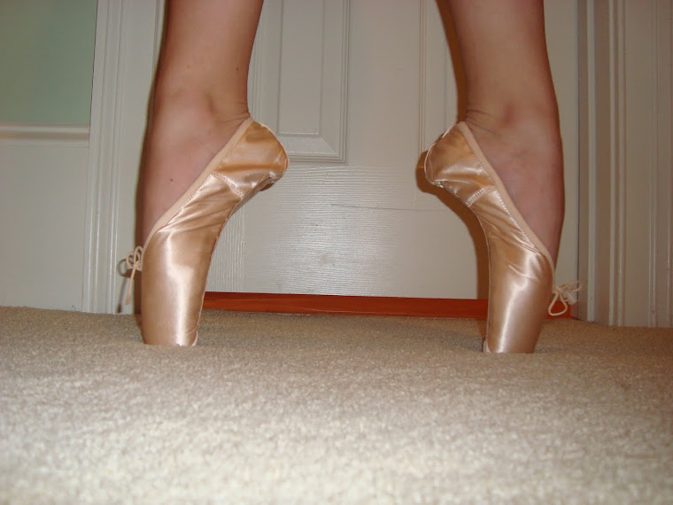 MY FIRST POINTE SHOES!