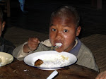 K'Cho Child Having Lunch