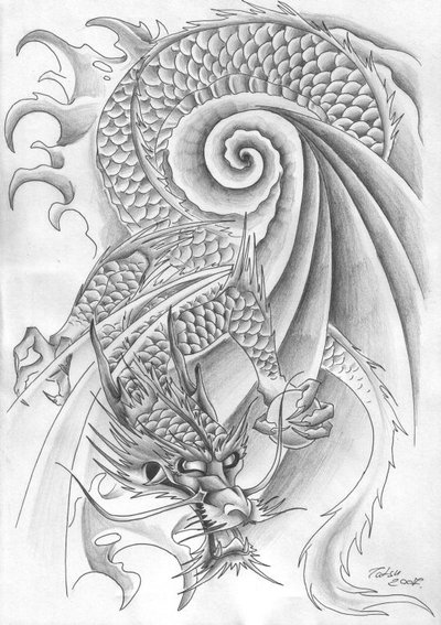 coy fish tattoo designs. \\Koi Tattoo Designs - koi fish