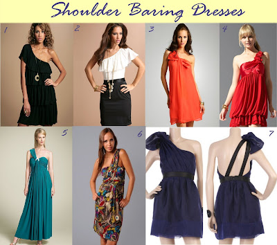 Dresses on Dare To Bare  One Shoulder Dresses   O So Chic       Fashionable