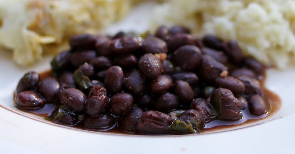 On My Menu Garlic Black Beans