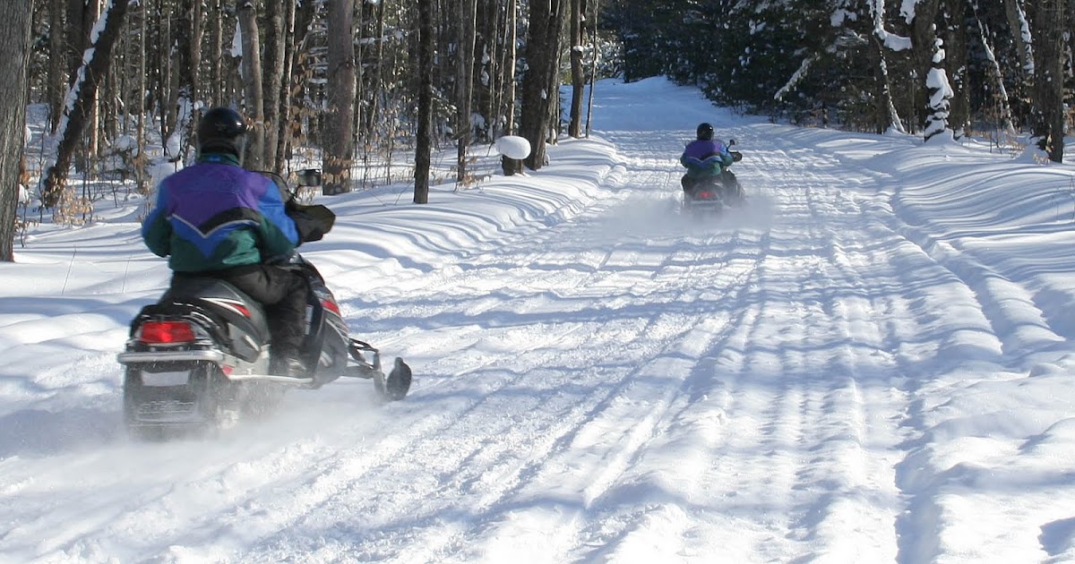 Big Island Lake Wilderness Home Snowmobiling in Michigan's Upper Peninsula