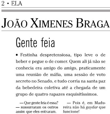 publicado no caderno ELA de O GLOBO de 15 de dezembro de 2007