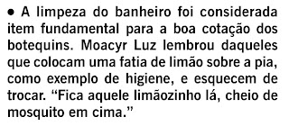 nota publicada na coluna GENTE BOA de O GLOBO de 08 de outubro de 2009