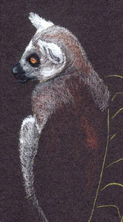Lemur WIP by Jennifer Phillip