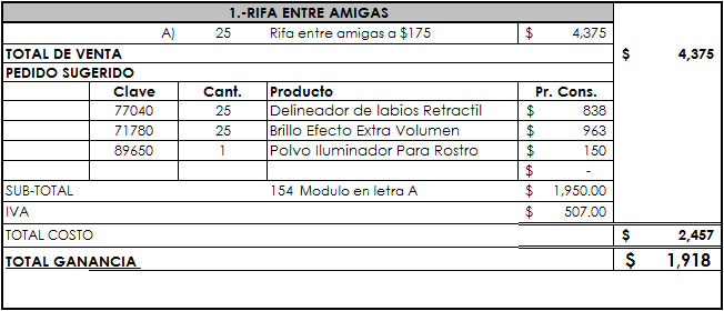 formatos para rifas en excel