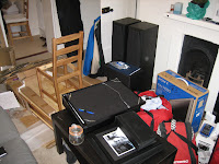 Lounge in a flat in Hampstead