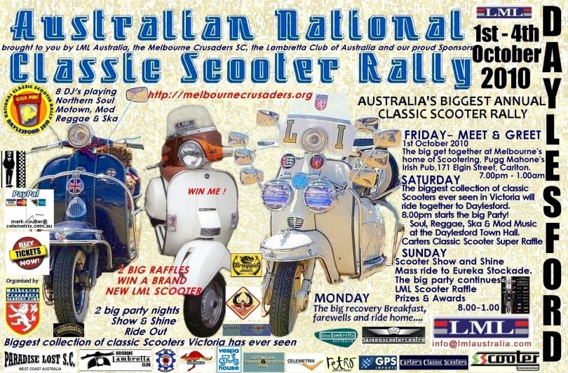Aust Classic Scooter Rally 2010 - Accommodation