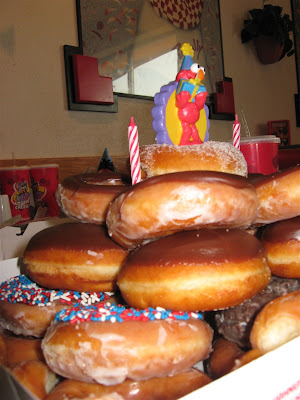 Donut Birthday Cake