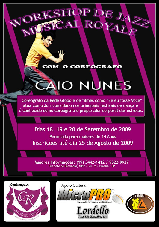 WORKSHOP DE CAIO NUNES