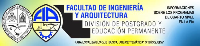 División de Postgrado de Ingeniería y Arquitectura