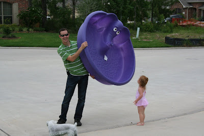 hard plastic elephant pool