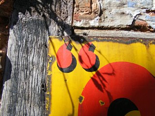 WOOD, METAL, BRICK