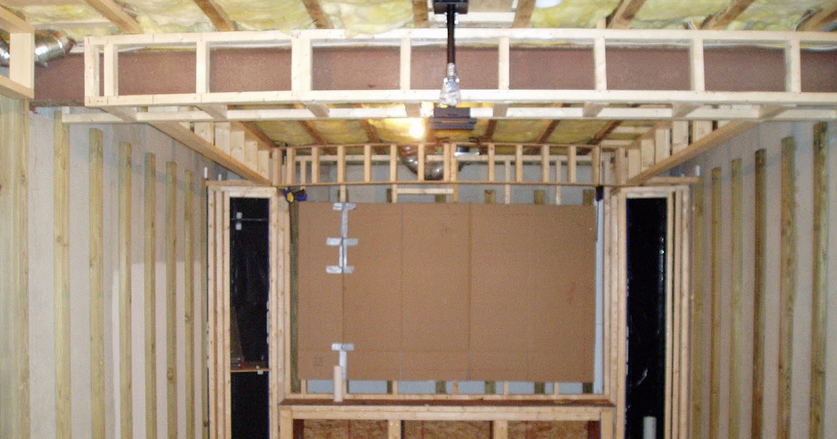 Home Theater Construction Theater Framing 2