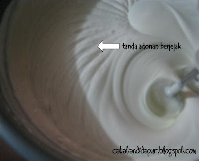 Catatan Di Dapur Ciri Ciri Penampakan Adonan Berjejak