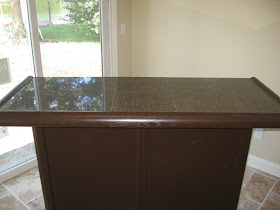 Drennon S Custom Tile Bar With Granite Tile Top