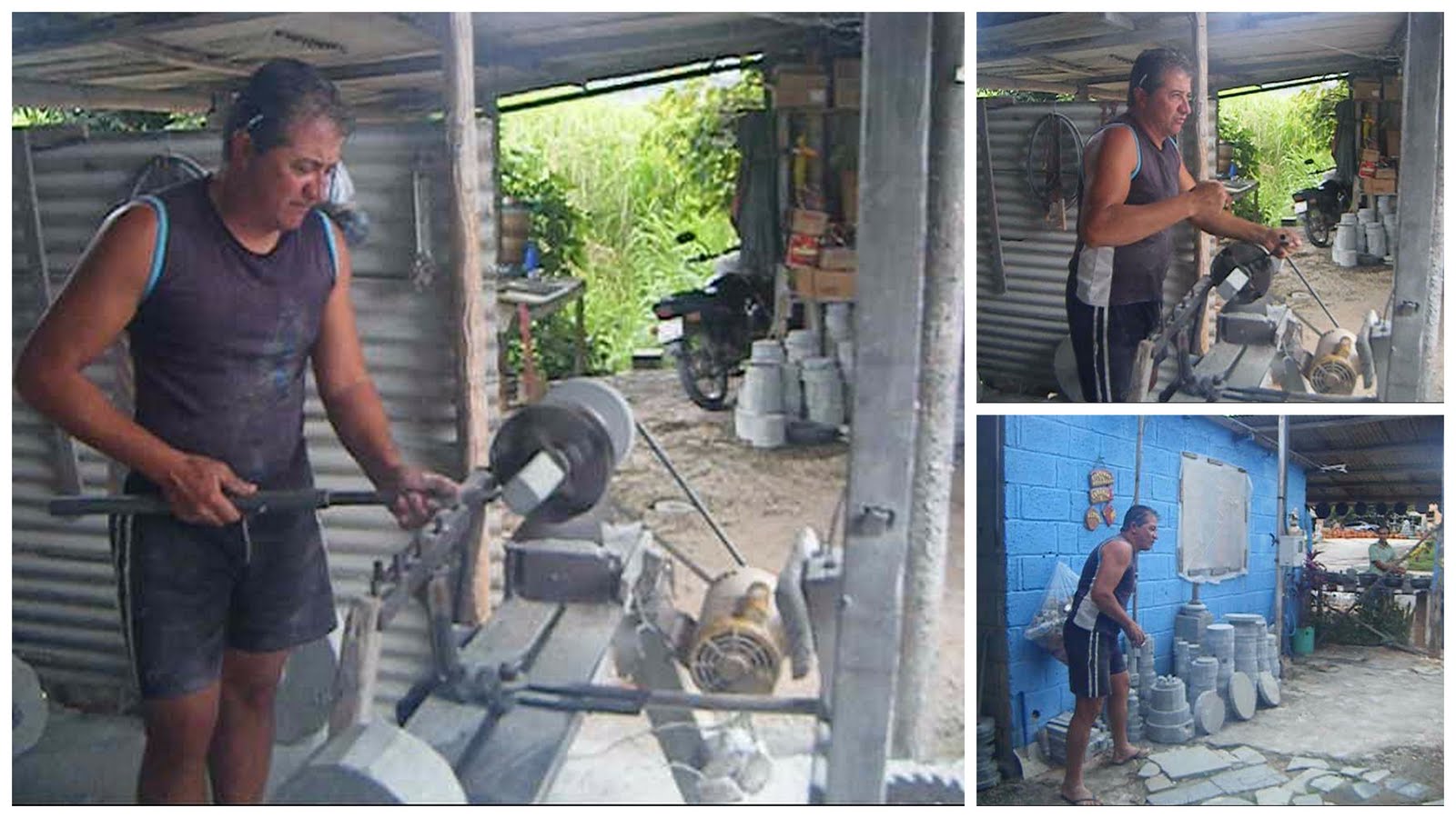 Tempurá de Angu: Panela de pedra