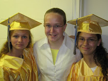 Missie & 2 of her friends that graduated from 8th grade