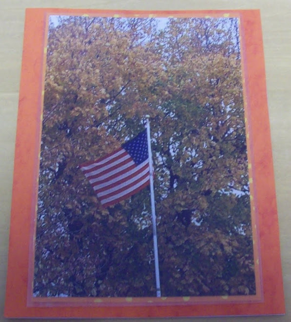 Fall scenery and flagpole!