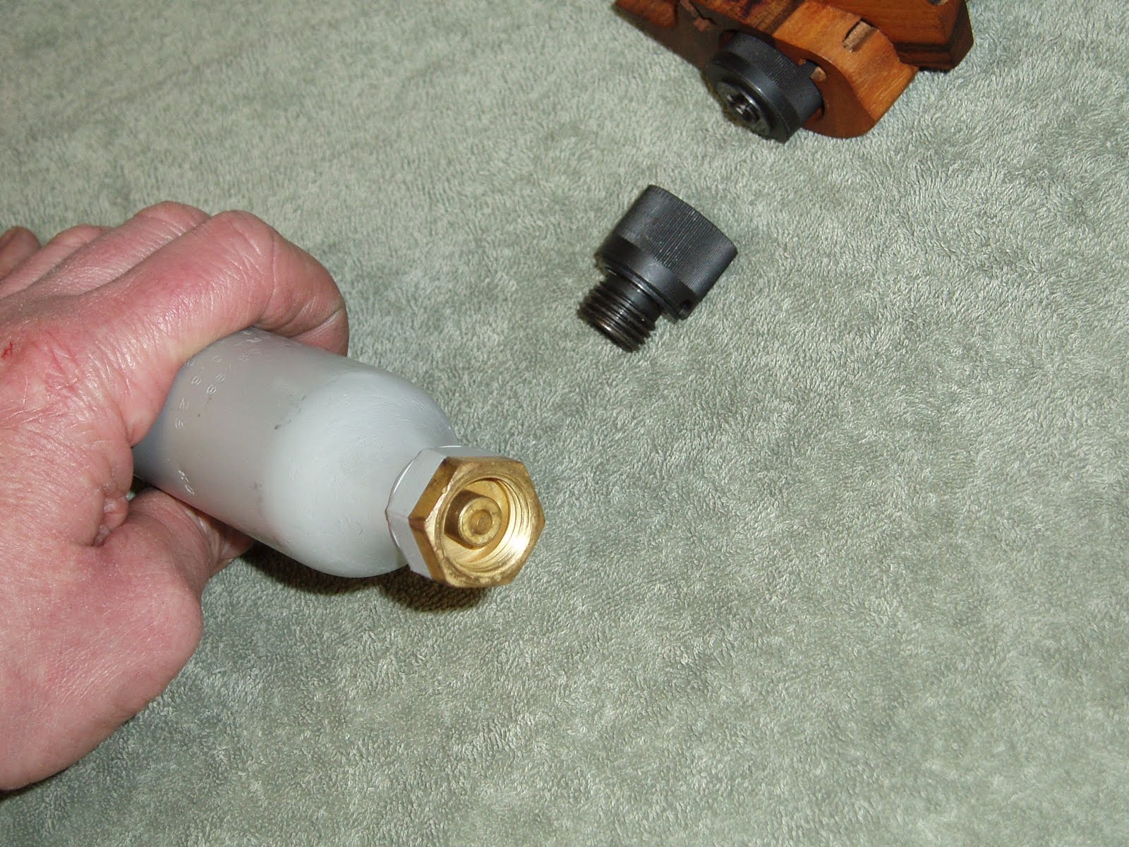 Another Airgun Blog A CO2 Tank Adapter for the Aeron Part 1