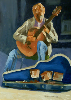 My Painting Every Day Guitar Man