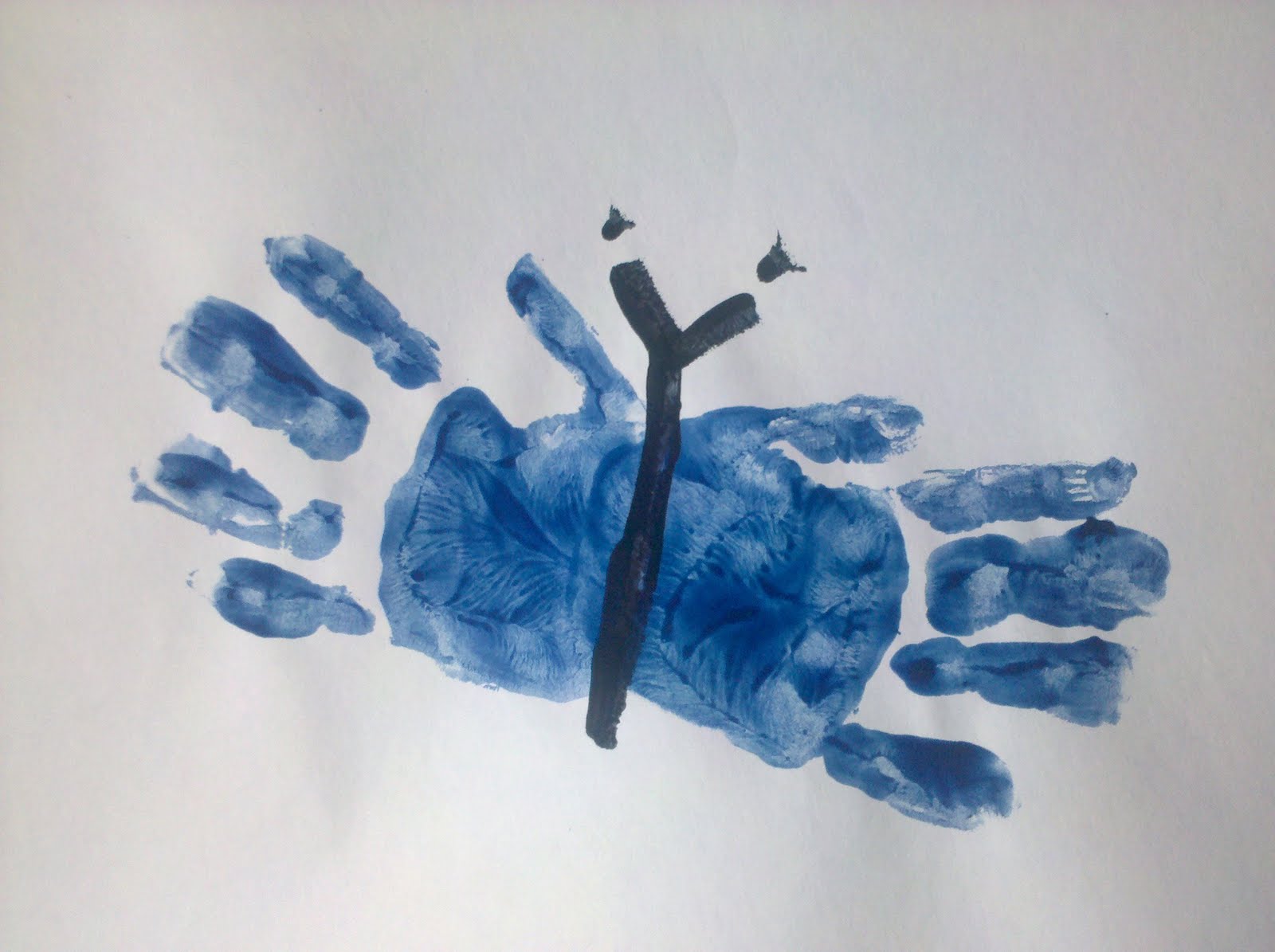 Handprint Butterfly Craft Insting Blogs
