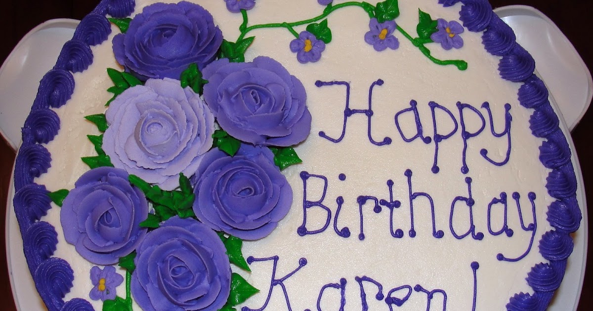 AJ's Cakes: Karen's Birthday Cake