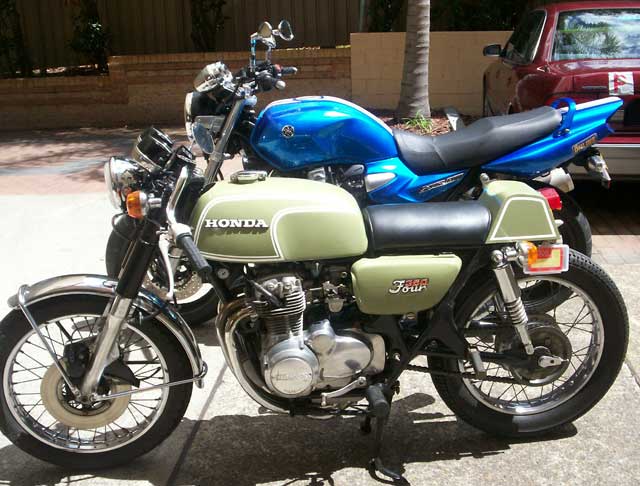 honda cb400 four. cb fours + a 450