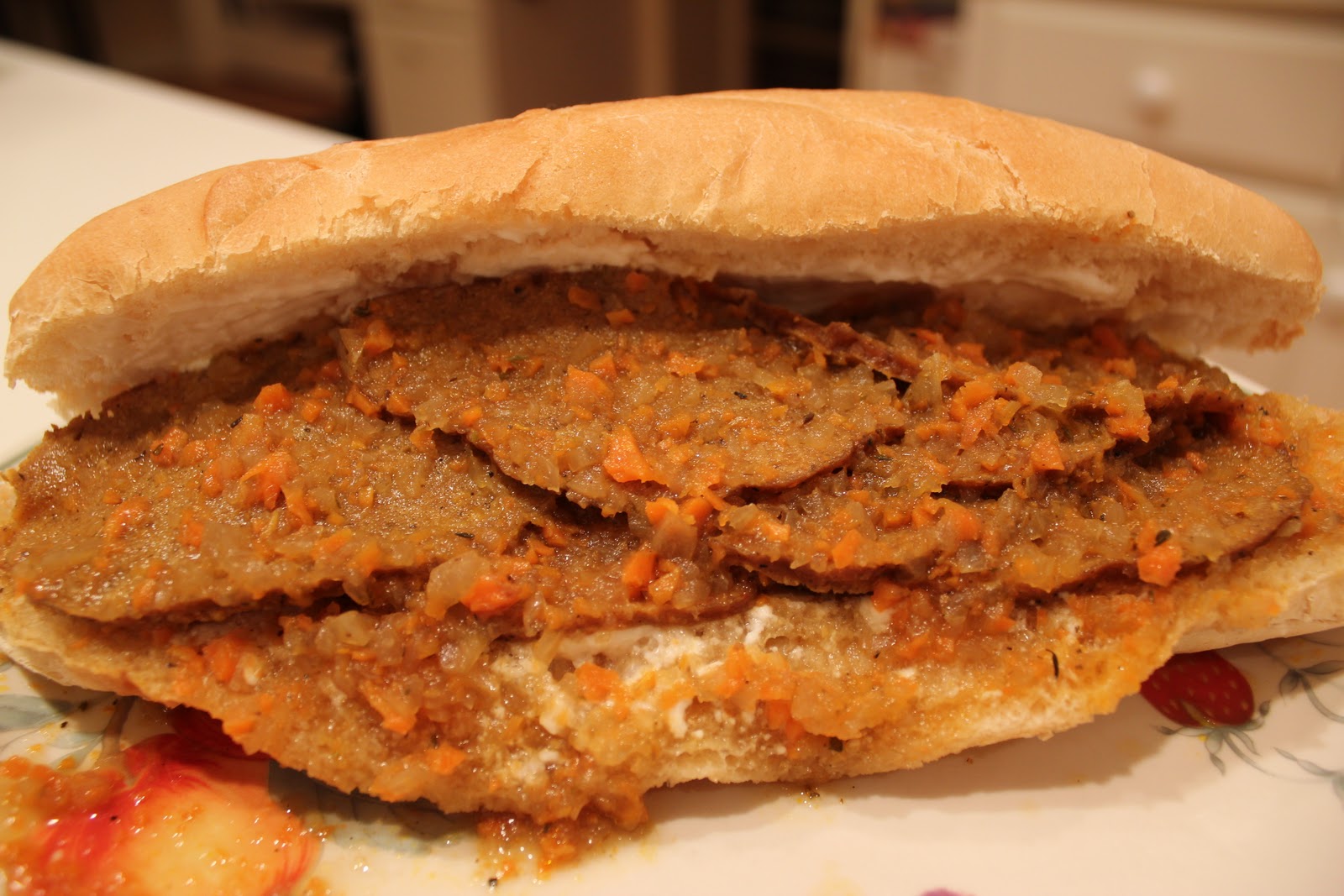 Vegan Miss It's the Bee's Knees, Daddy! Po Boy Sandwich