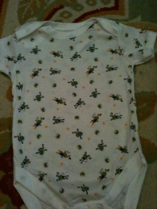 FROG WHITE ROMPER (6-12M)