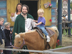 David on a pony at Ren Fest