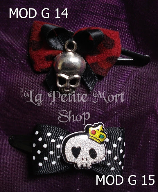 Horquillas Psychobilly Skull modelo G14 y Skully queen modelo G15