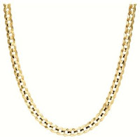 14k Yellow Gold 2.7mm Cuban Chain Necklace, 24