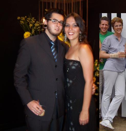 Regina Waddington e filhos