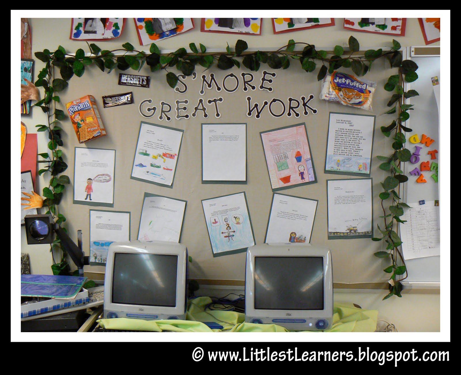 Littlest Learners / ClutterFree Classroom Blog 3D Bulletin Boards