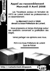 Appel au rassemblement avec les professionnels du travail social