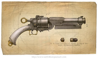 steampunk pistol