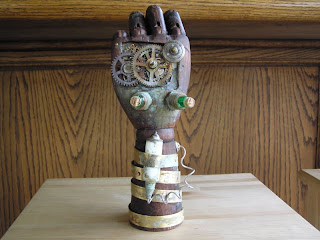 steampunk clockword hand of anton evisser