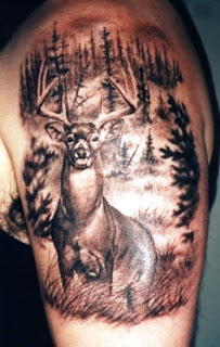 http://allaboutbodyart.blogspot.com/ deer_tattoo_half_sleeve_tattoo_for_men