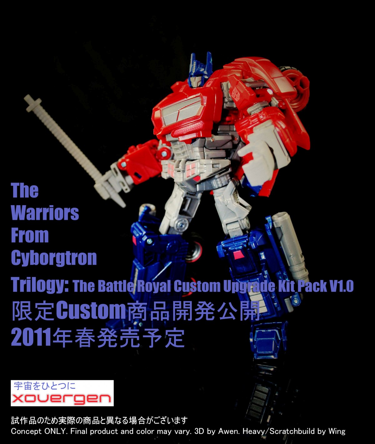 Toy Randomness Xovergen Upgrade Kits for War For Cybertron Optimus Prime & Megatron
