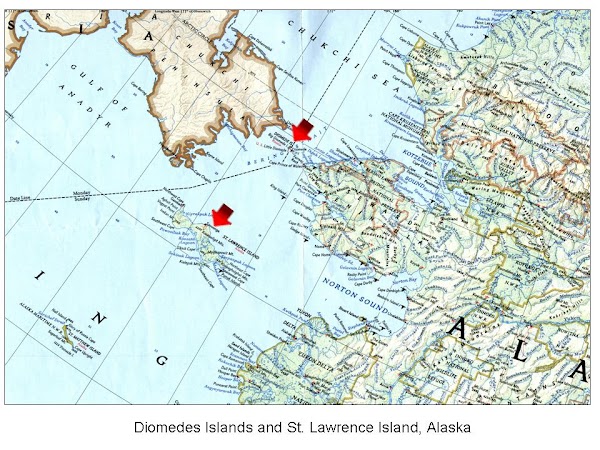 Russia Alaska Border Map Russia Alaska Border Map