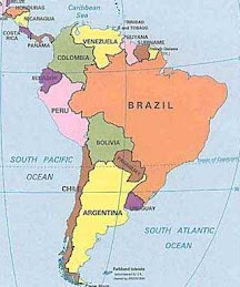 Mapa da America Latina