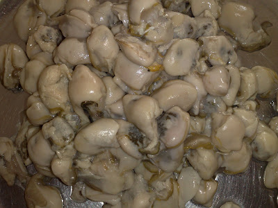 De-shelled Mussels