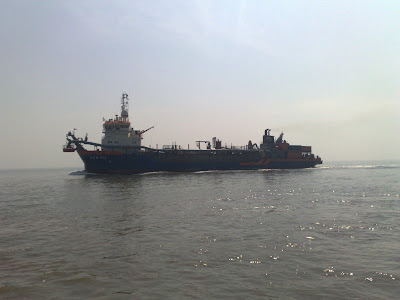 View of Big Ships - Elephanta Caves Trip