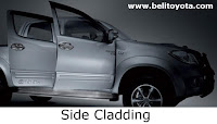 toyota hilux: side cladding